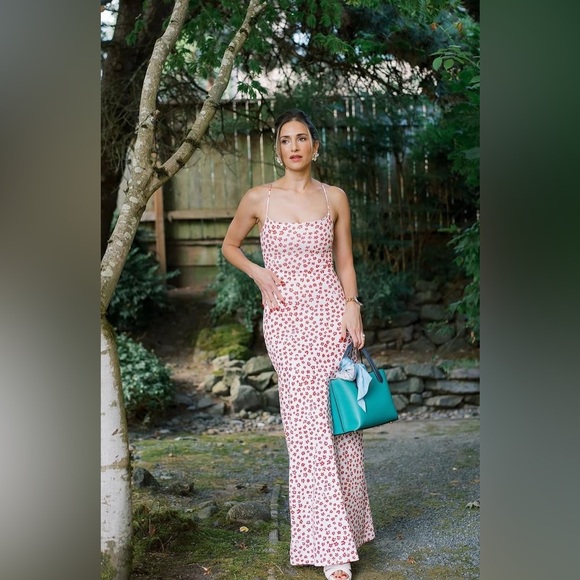 Commense Dresses & Skirts - Strappy Floral Print Crisscross Flowy Long Sundress commense M CI2